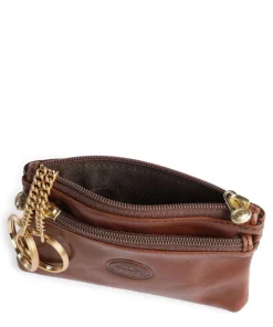 Story Uomo Schlüsseletui fein genarbtes Leder braun