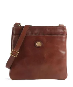 Story Uomo Schultertasche Pull-Up Rindsleder braun