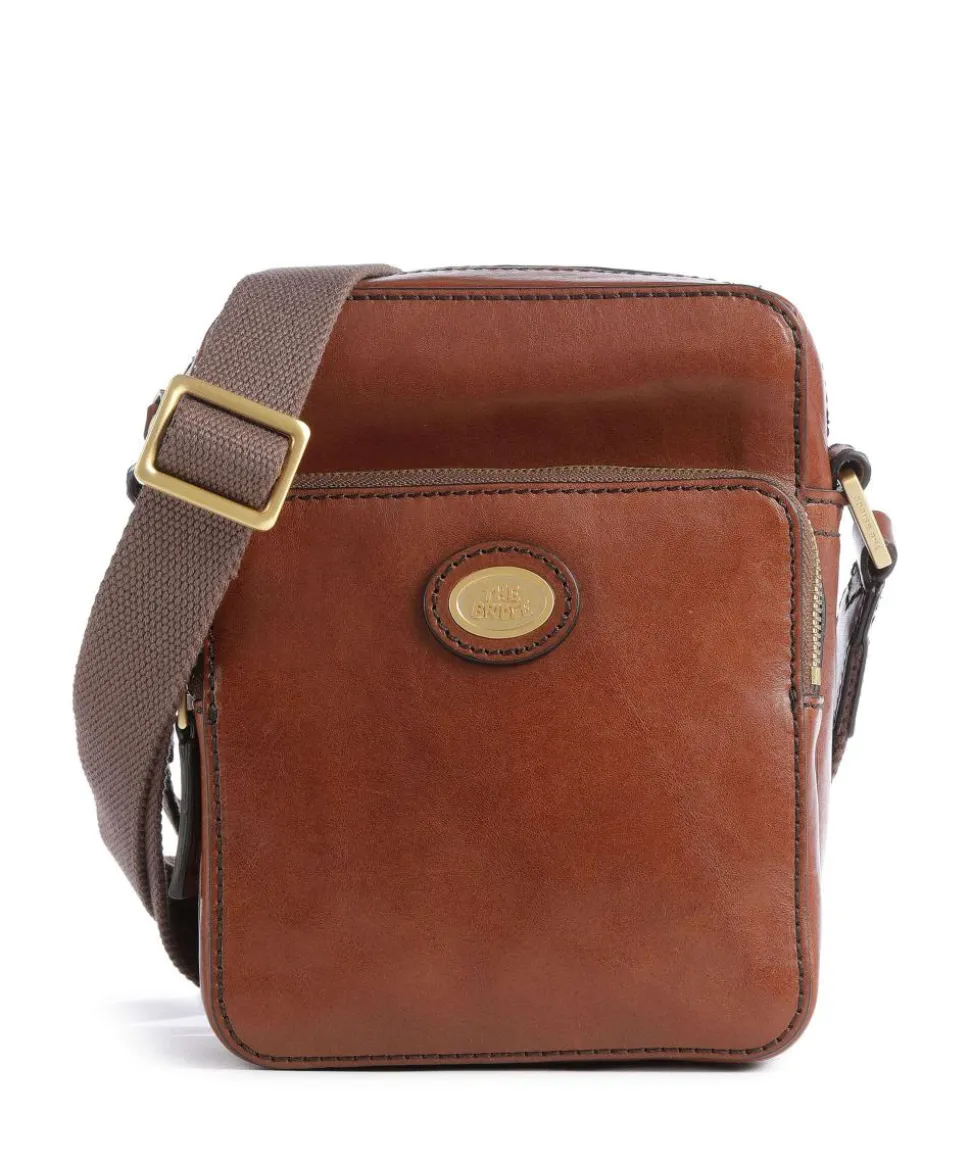 Story Uomo Umhängetasche Rindsleder braun