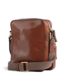 Story Uomo Umhängetasche Rindsleder braun