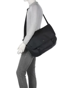 Stream Kuriertasche 16″ recyceltes Polyester schwarz