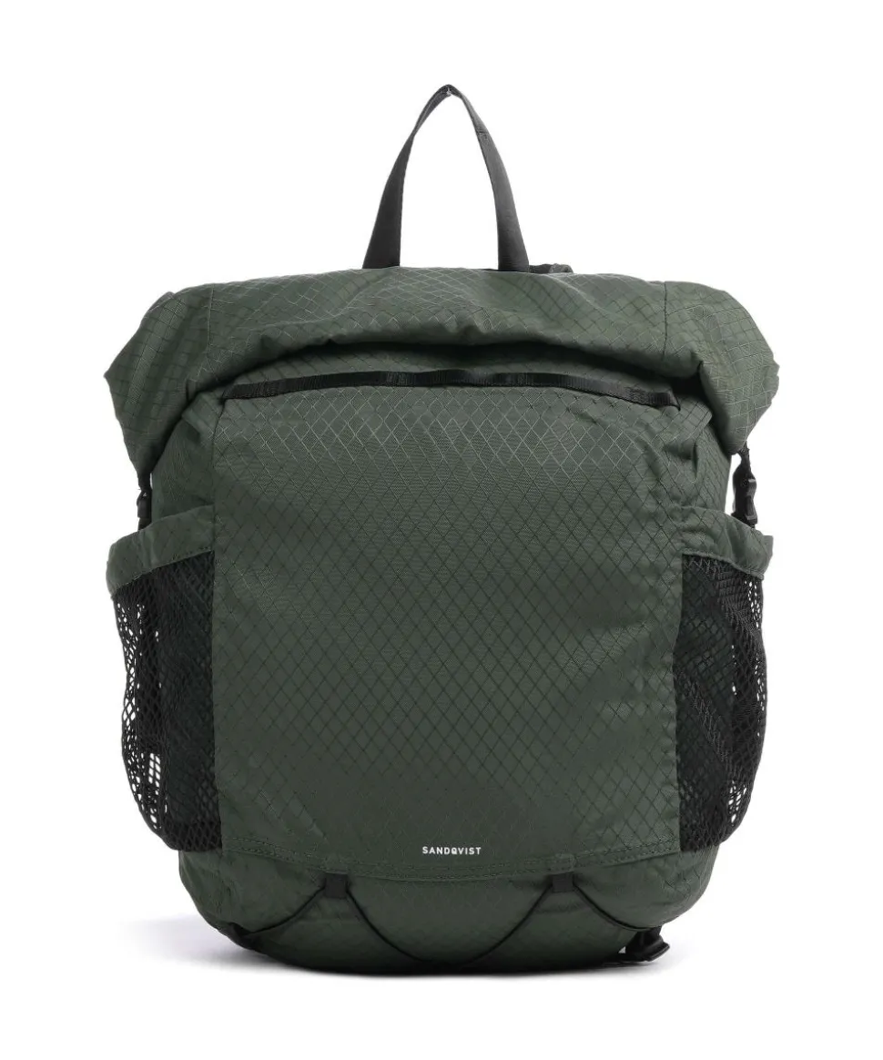 Stream Taped Nils Rolltop Rucksack 13″ recyceltes Nylon grün