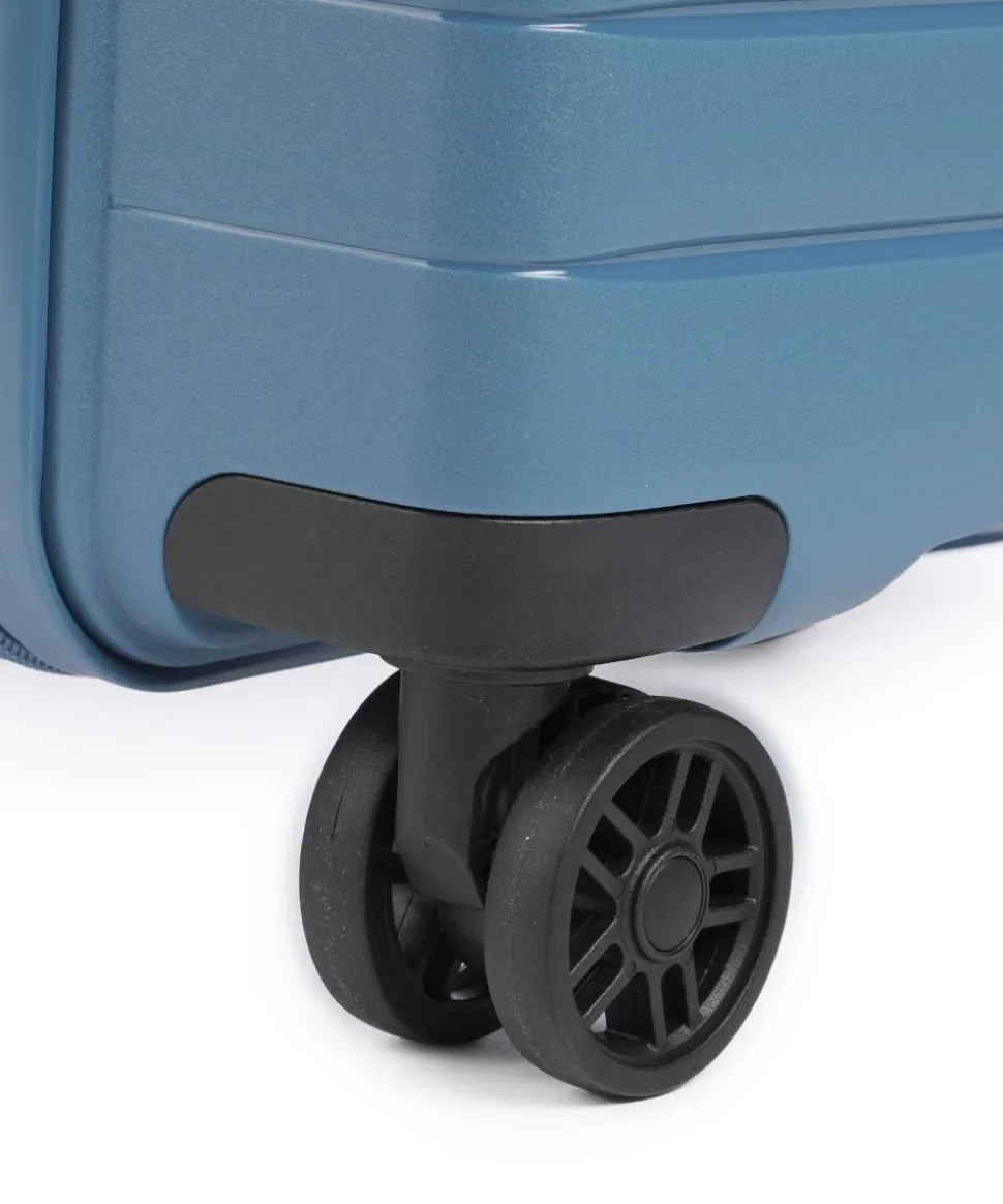 Striper 4-Rollen Trolley blau 55 cm