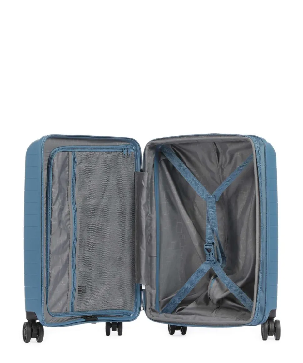 Striper 4-Rollen Trolley blau 55 cm