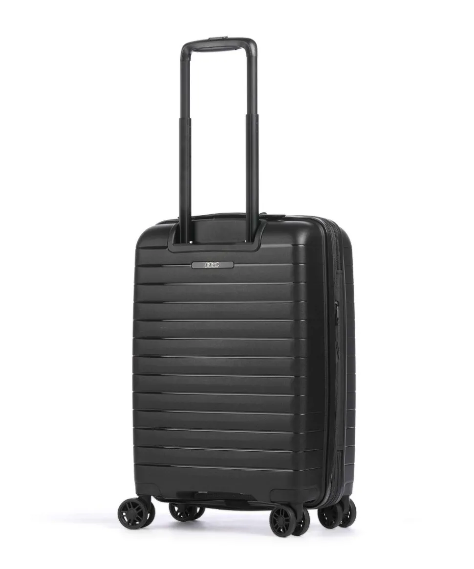 Striper 4-Rollen Trolley schwarz 55 cm