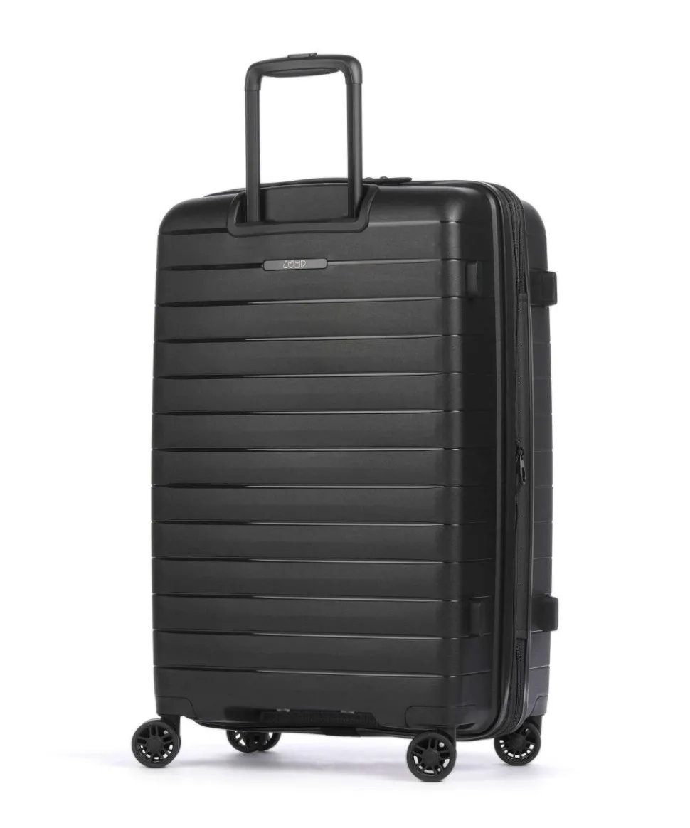 Striper 4-Rollen Trolley schwarz 68 cm