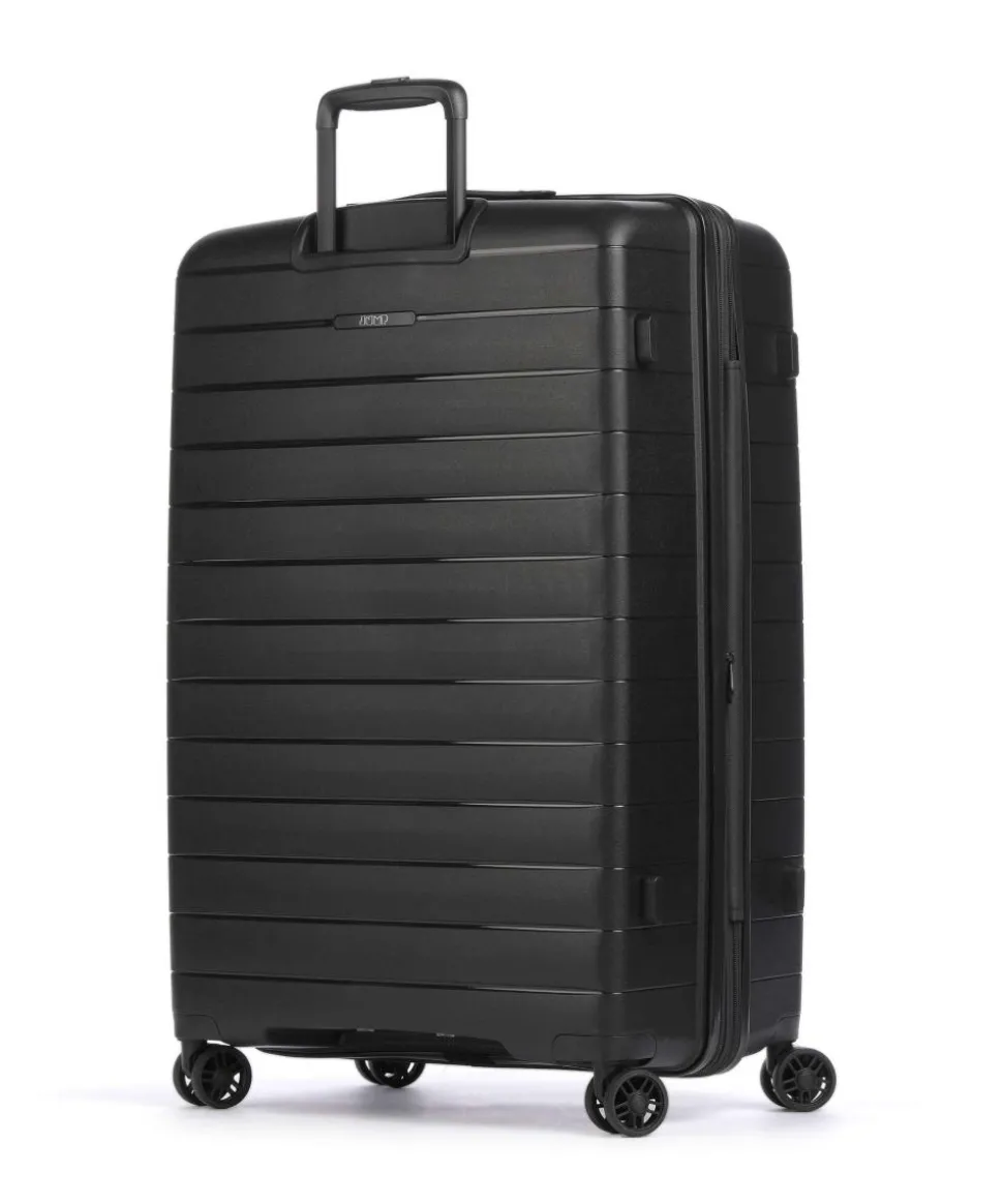 Striper 4-Rollen Trolley schwarz 77 cm