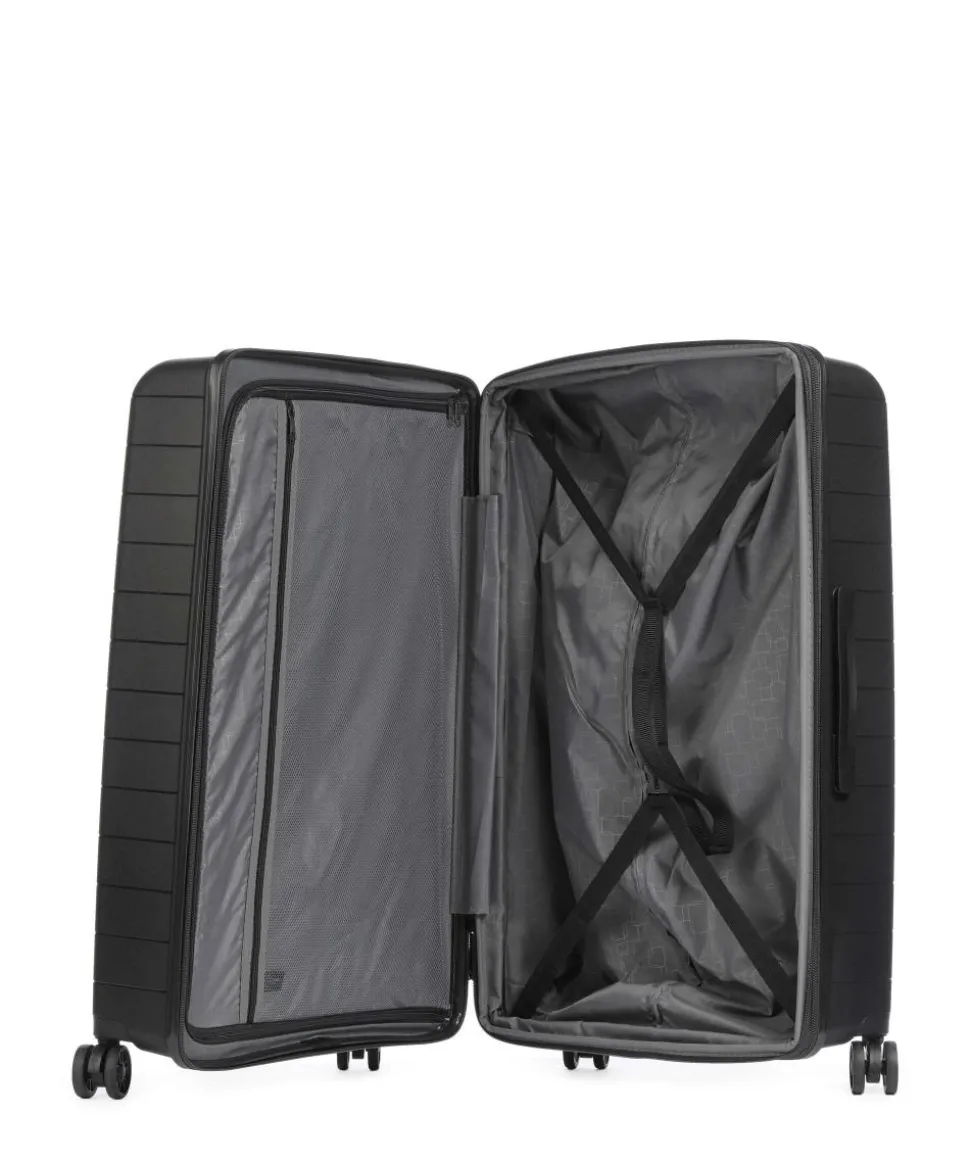 Striper 4-Rollen Trolley schwarz 77 cm