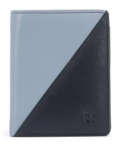 Stromboli RFID Geldbörse fein genarbtes Kalbsleder dunkelblau