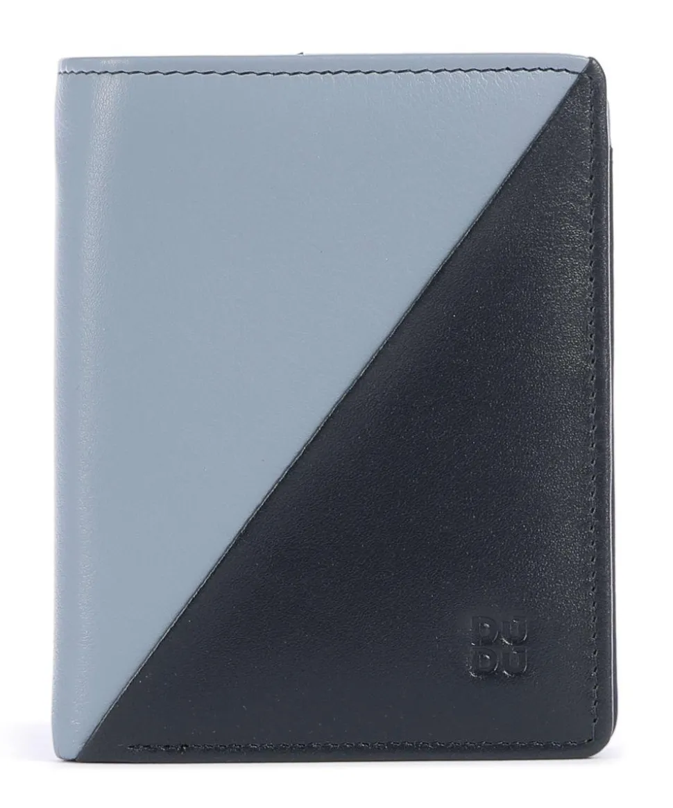 Stromboli RFID Geldbörse fein genarbtes Kalbsleder dunkelblau