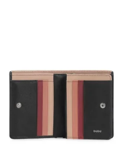 Stromboli RFID Geldbörse fein genarbtes Kalbsleder beige/schwarz