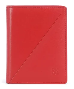 Stromboli RFID Geldbörse fein genarbtes Kalbsleder rot