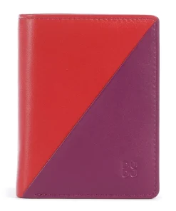 Stromboli RFID Geldbörse fein genarbtes Kalbsleder brombeer