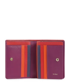 Stromboli RFID Geldbörse fein genarbtes Kalbsleder brombeer