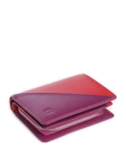 Stromboli RFID Geldbörse fein genarbtes Kalbsleder brombeer