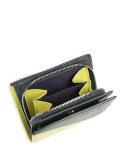 Stromboli RFID Geldbörse fein genarbtes Kalbsleder dunkelgrün