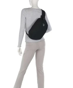 Stroof 5 Slingbag recyceltes Polyester schwarz