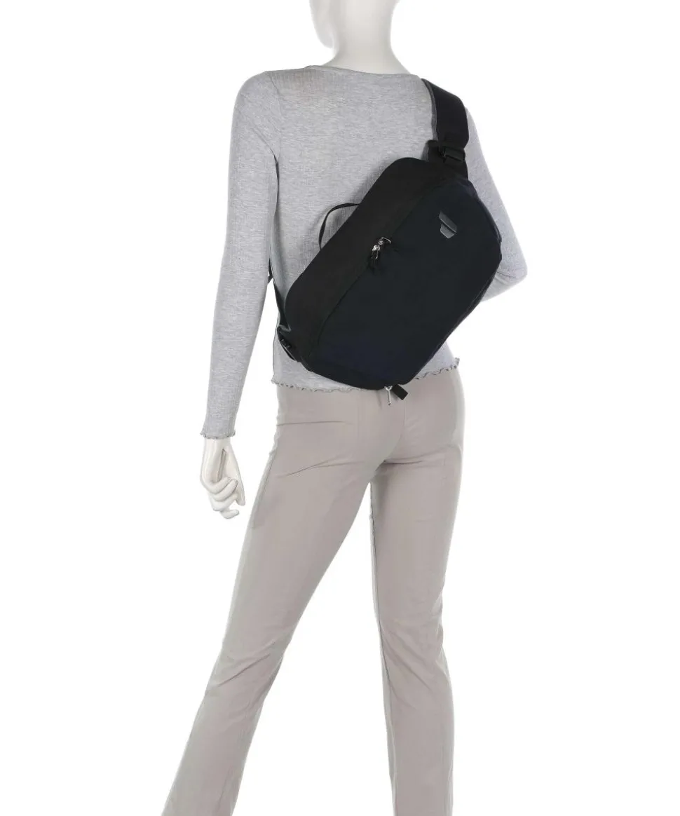 Stroof 8 Slingbag recyceltes Polyester schwarz