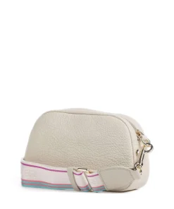 Studio Mimi Umhängetasche genarbtes Leder beige