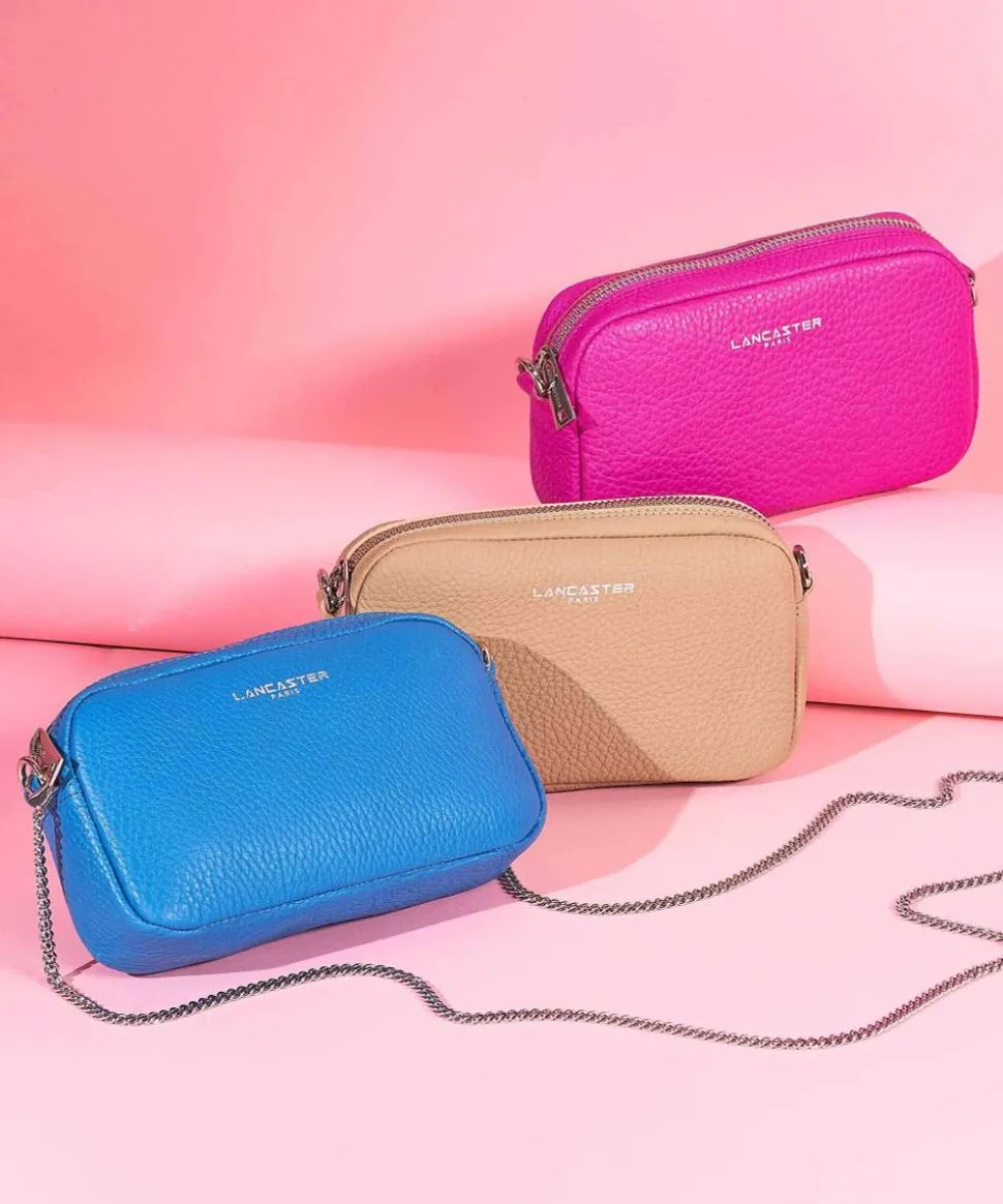 Studio Mimi Umhängetasche genarbtes Rindsleder pink