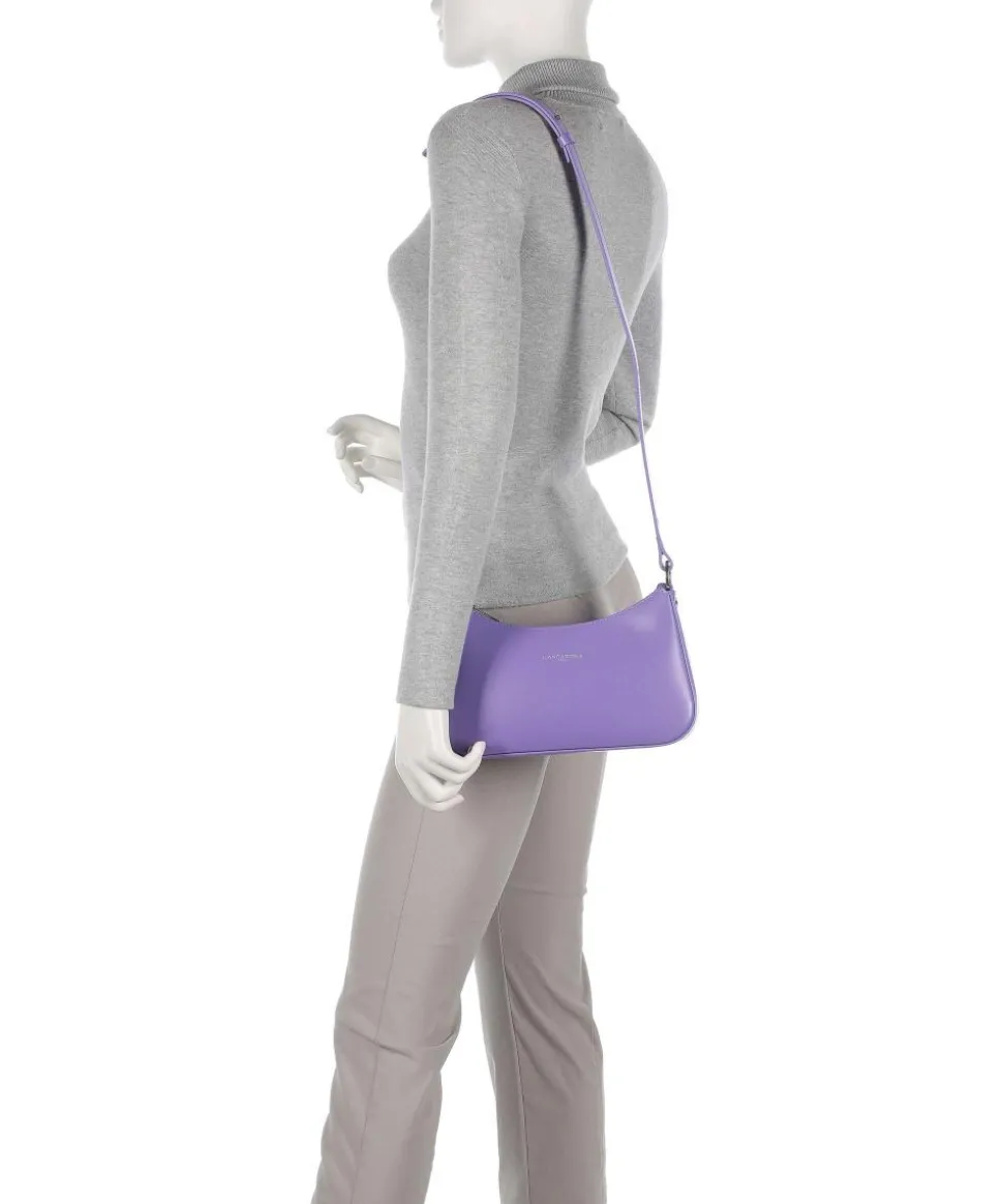 Suave Ace Umhängetasche glattes Rindsleder violett