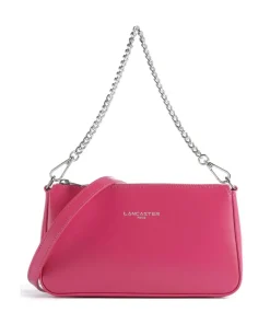 Suave Even Schultertasche glattes Rindsleder pink