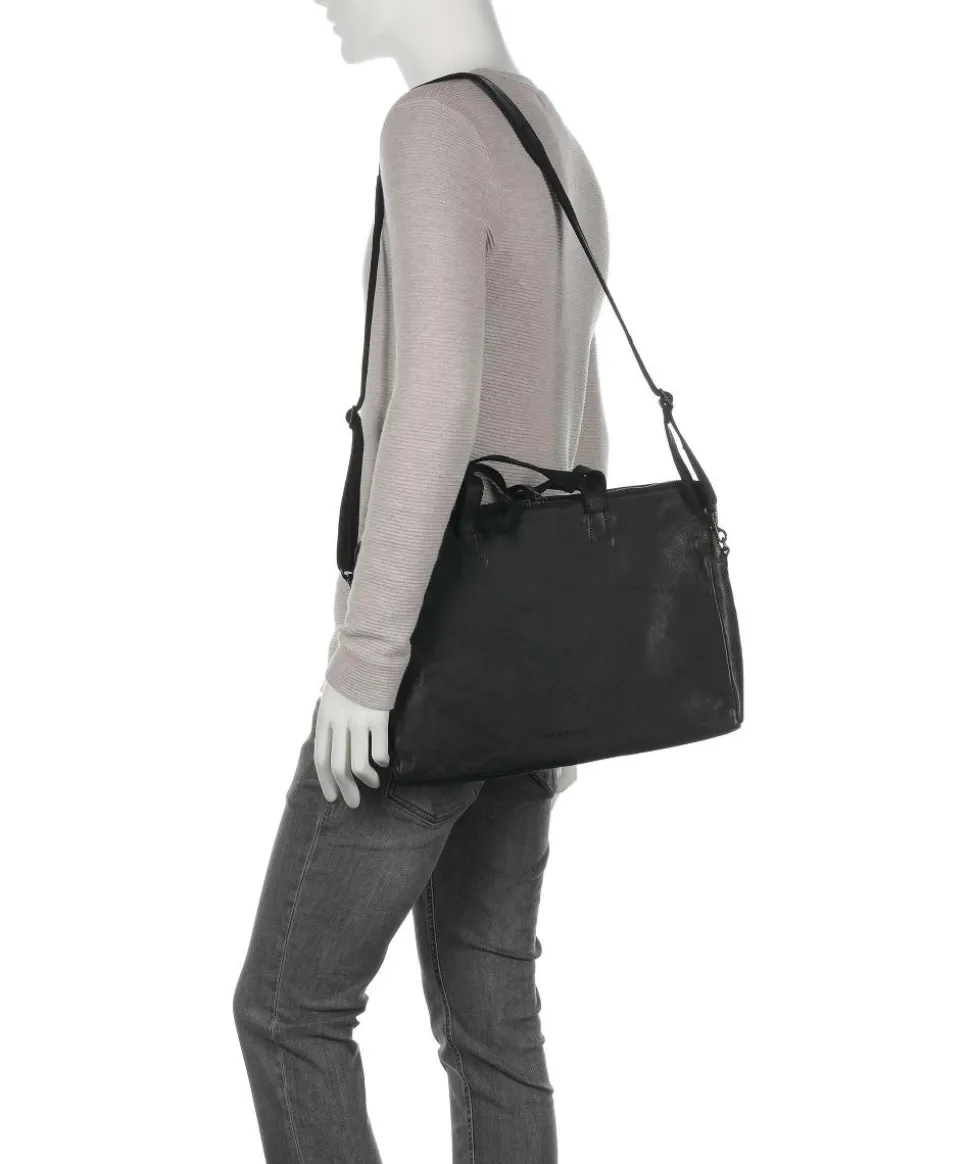 Submarine Aktentasche 15″ genarbtes Leder schwarz