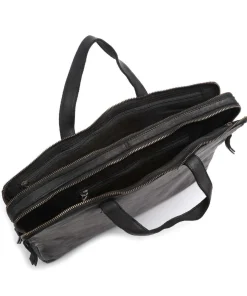Submarine Aktentasche 15″ genarbtes Leder schwarz