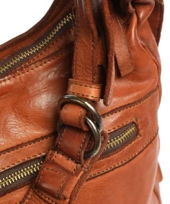 Submarine Beuteltasche weiches Rindsleder cognac