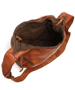Submarine Beuteltasche weiches Rindsleder cognac