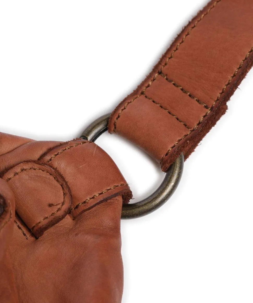 Submarine Gürteltasche fein genarbtes Rindsleder cognac