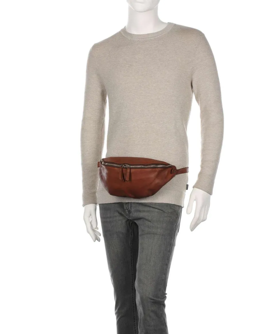 Submarine Gürteltasche Rindsleder cognac