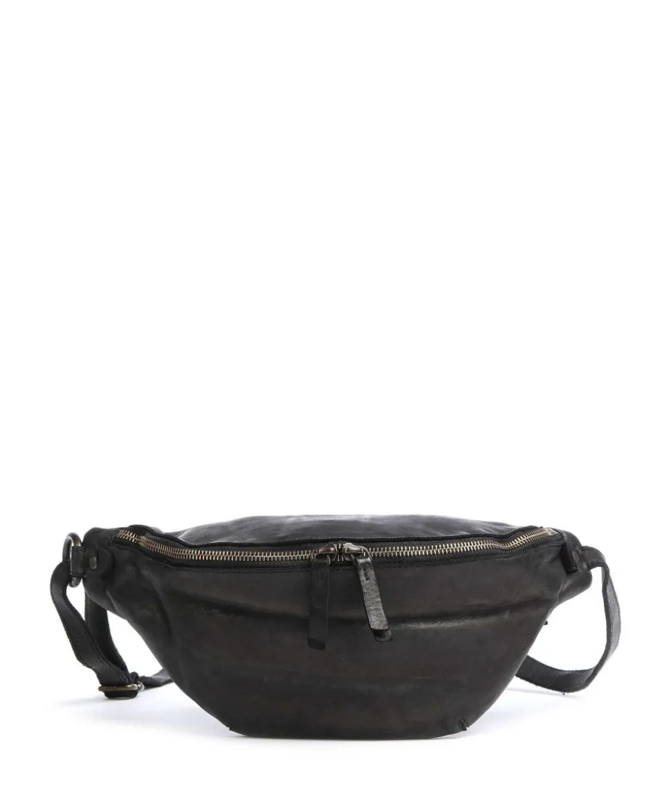 Submarine Gürteltasche Rindsleder schwarz