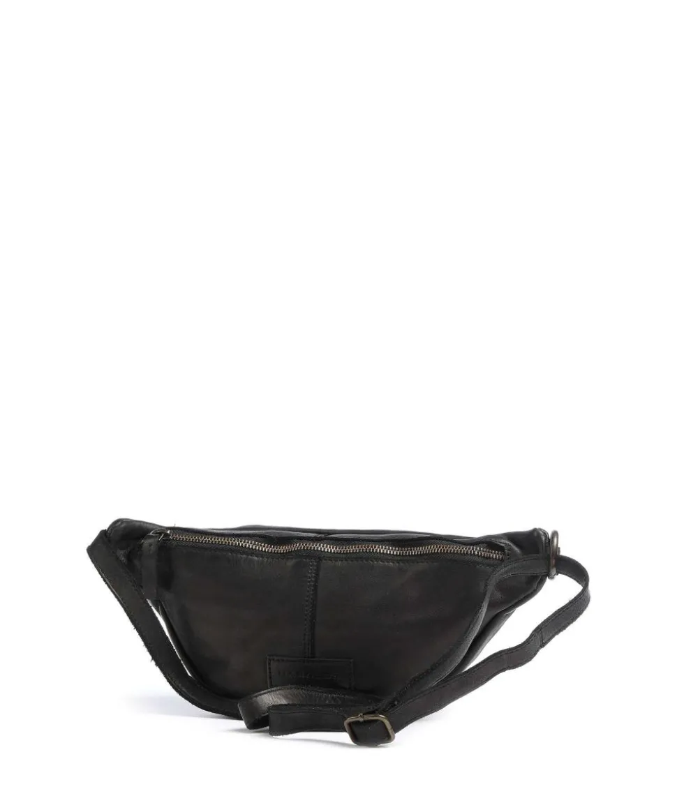 Submarine Gürteltasche Rindsleder schwarz
