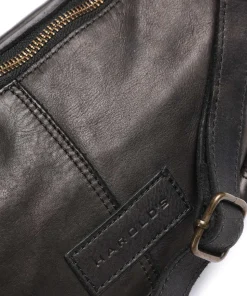 Submarine Gürteltasche Rindsleder schwarz