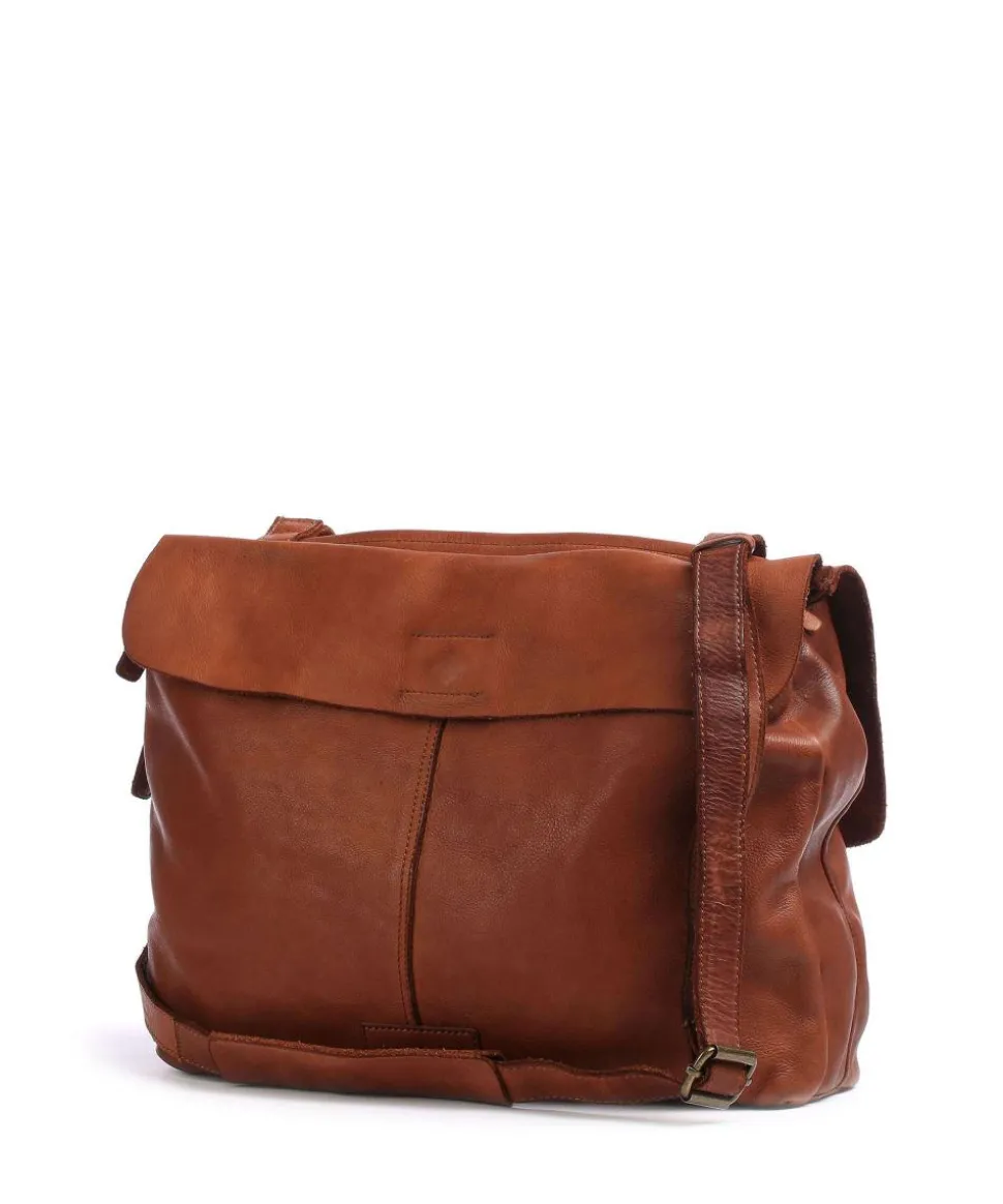 Submarine Kuriertasche Rindsleder cognac