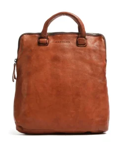 Submarine Rucksack 13″ genarbtes Rindsleder cognac