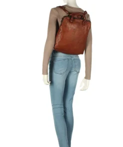 Submarine Rucksack 13″ genarbtes Rindsleder cognac