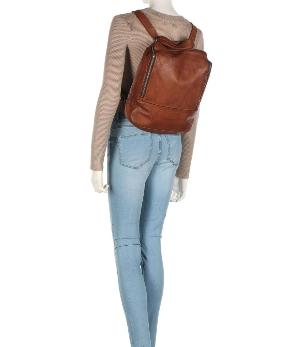 Submarine Rucksack 13″ genarbtes Rindsleder cognac