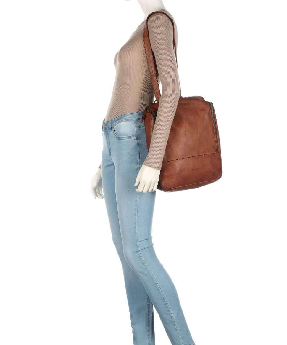 Submarine Rucksack 13″ genarbtes Rindsleder cognac