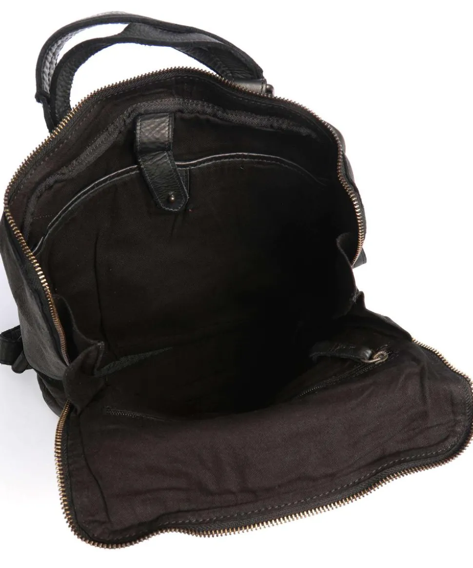 Submarine Rucksack 13″ genarbtes Rindsleder schwarz