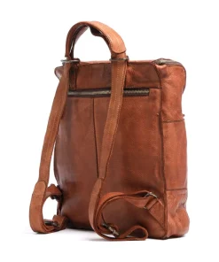 Submarine Rucksack 13″ genarbtes Rindsleder cognac