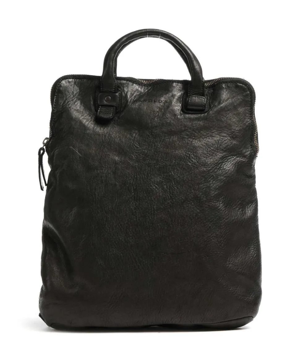 Submarine Rucksack 13″ genarbtes Rindsleder schwarz