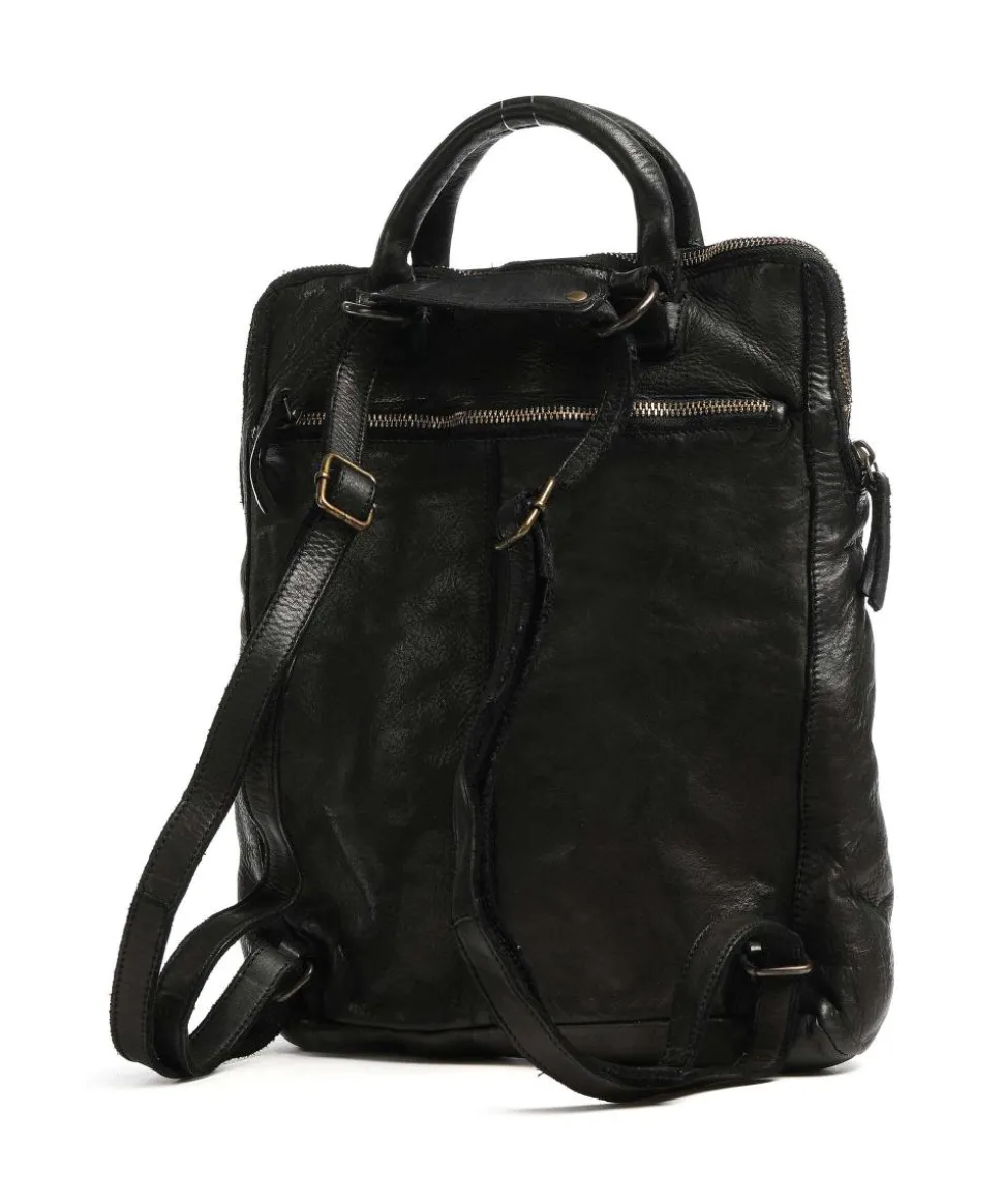 Submarine Rucksack 13″ genarbtes Rindsleder schwarz