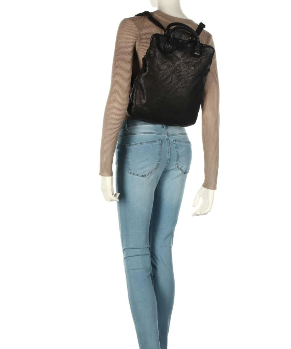 Submarine Rucksack 13″ genarbtes Rindsleder schwarz