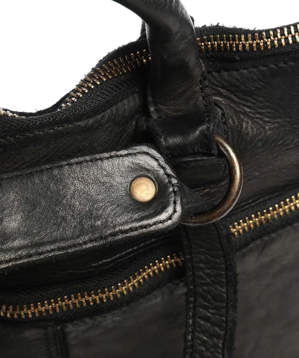 Submarine Rucksack 13″ genarbtes Rindsleder schwarz