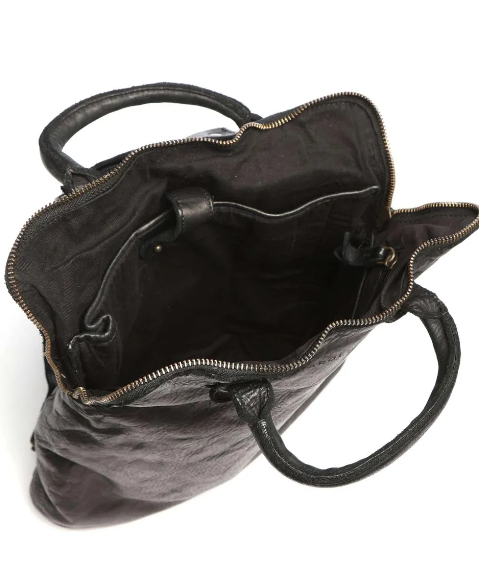 Submarine Rucksack 13″ genarbtes Rindsleder schwarz