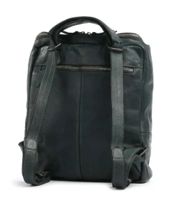 Submarine Rucksack fein genarbtes Rindsleder dunkelgrün