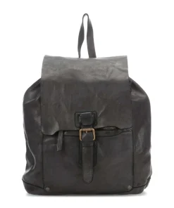 Submarine Rucksack fein genarbtes Rindsleder schwarz