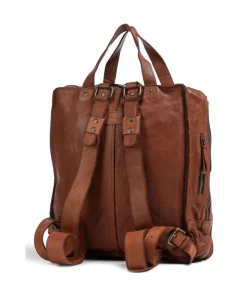 Submarine Rucksack genarbtes Rindsleder cognac
